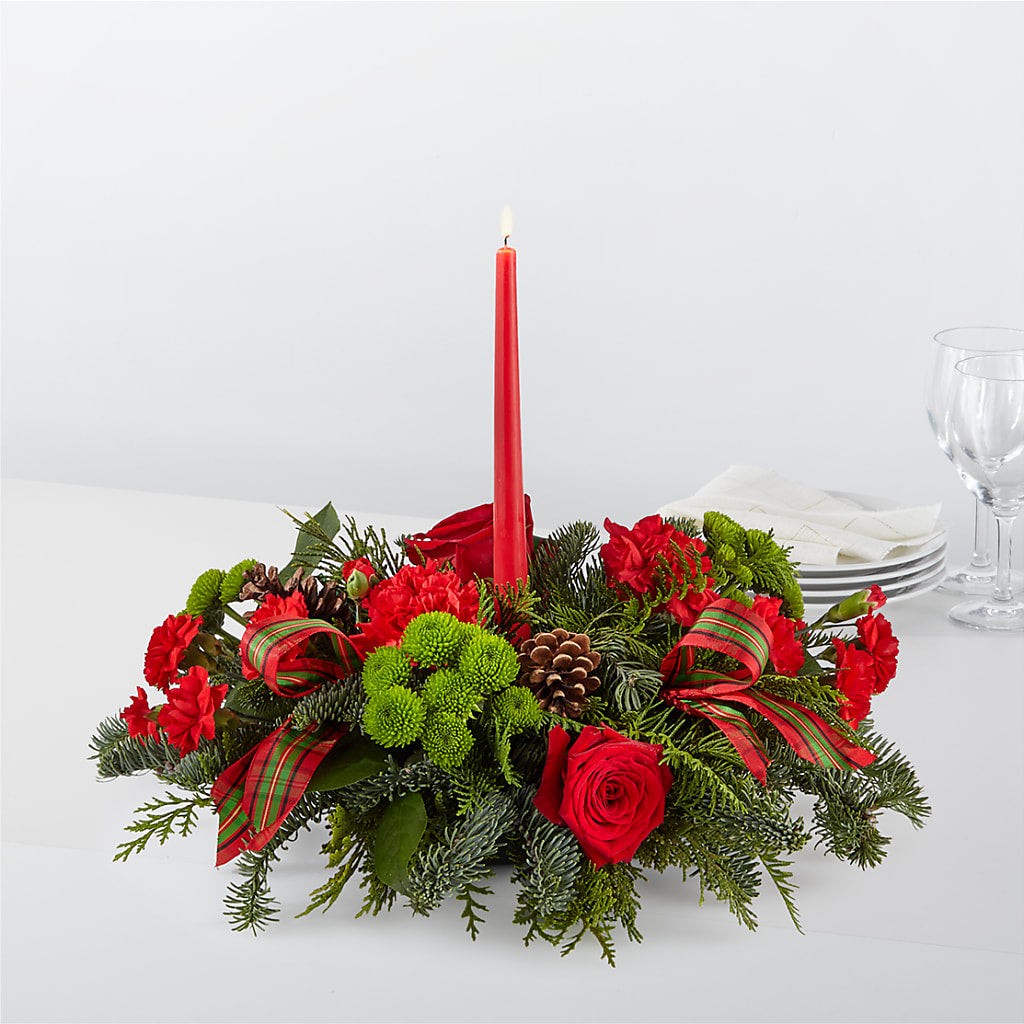 By the Candlelight Centerpiece – Henderson Florist, Lebanon TN
