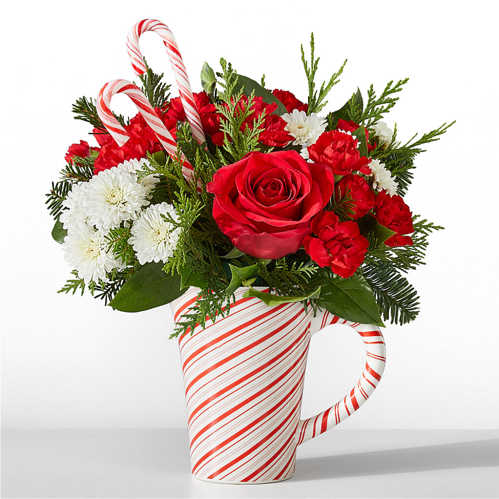 Peppermint Swirl Mug – Henderson Florist, Lebanon TN