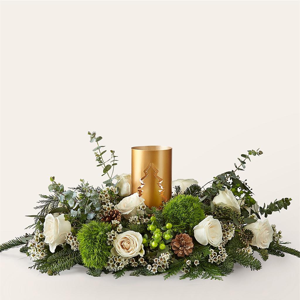 Chestnuts Roasting Centerpiece – Henderson Florist, Lebanon TN