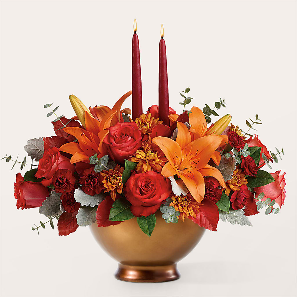 Fruits of Fall Centerpiece – Henderson Florist, Lebanon TN