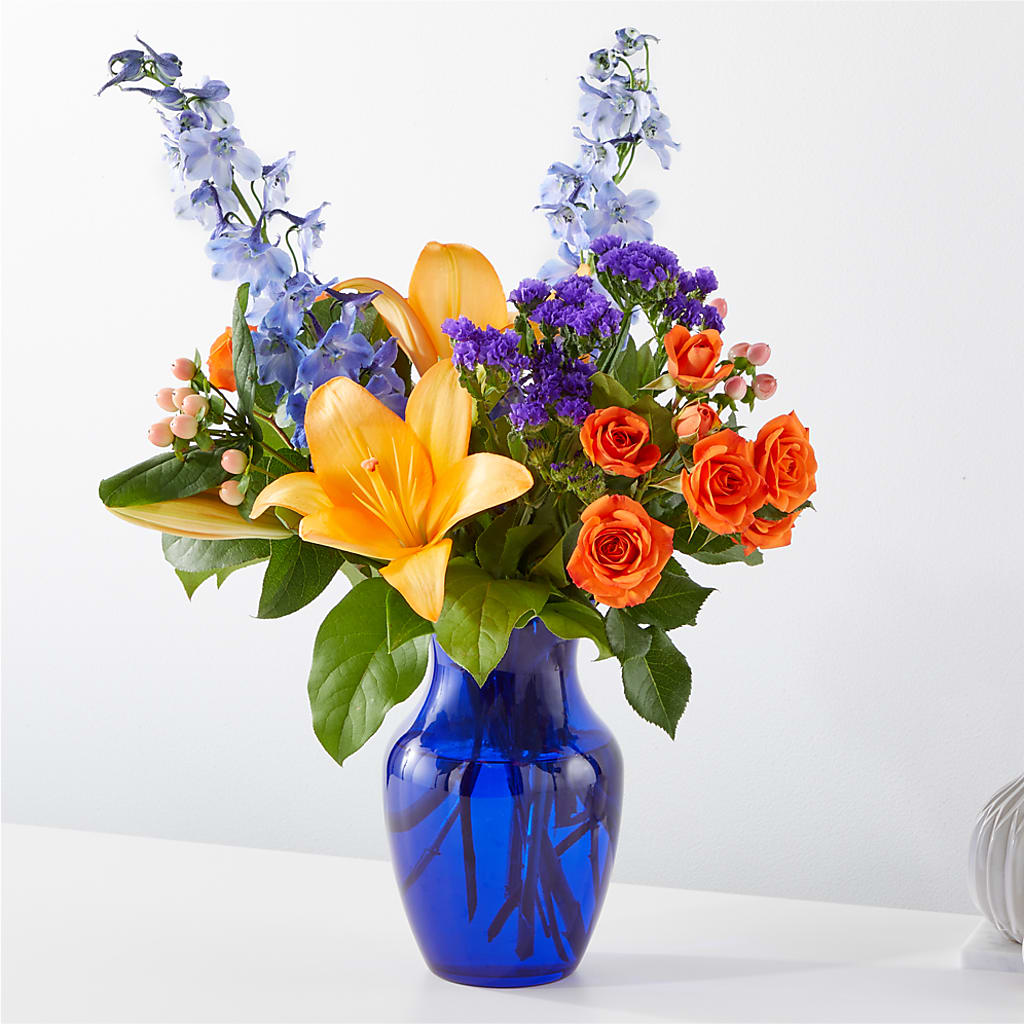 Radiant Citrus Bouquet – Henderson Florist, Lebanon TN
