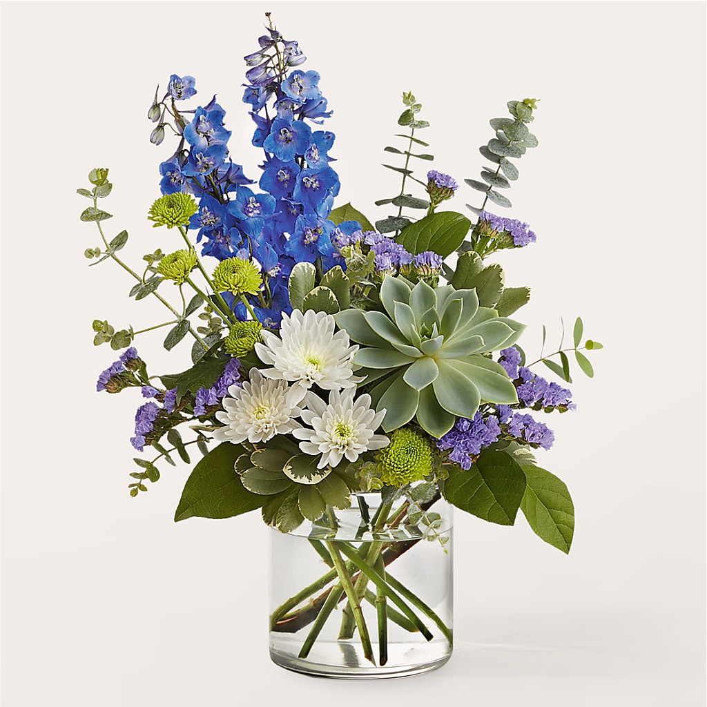 Cerulean Waves Bouquet – Henderson Florist, Lebanon TN