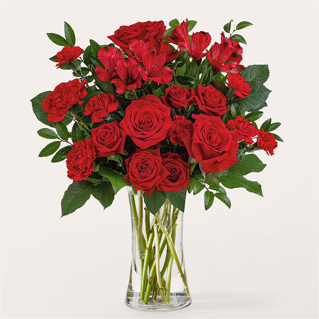 Brilliant Ruby Bouquet – Henderson Florist, Lebanon TN