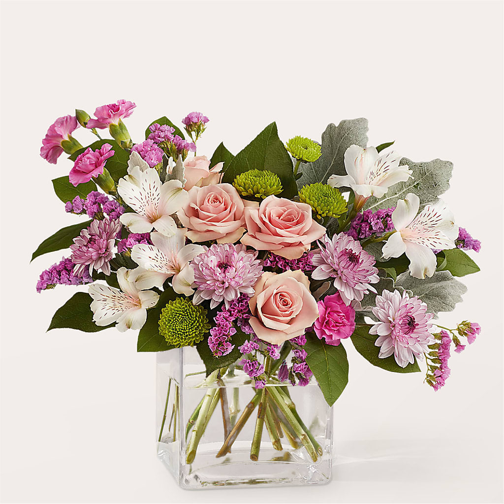 Pink Suede Bouquet – Henderson Florist, Lebanon TN