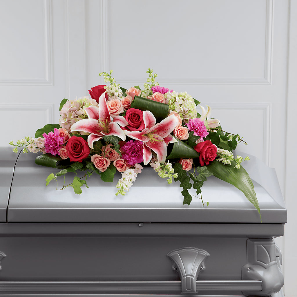 Splendid Grace Casket Spray – Henderson Florist, Lebanon TN