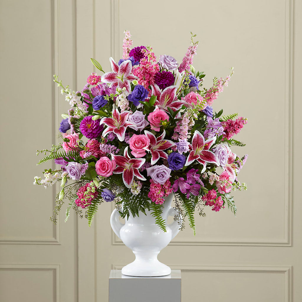 Peaceful Tribute Arrangement – Henderson Florist, Lebanon TN