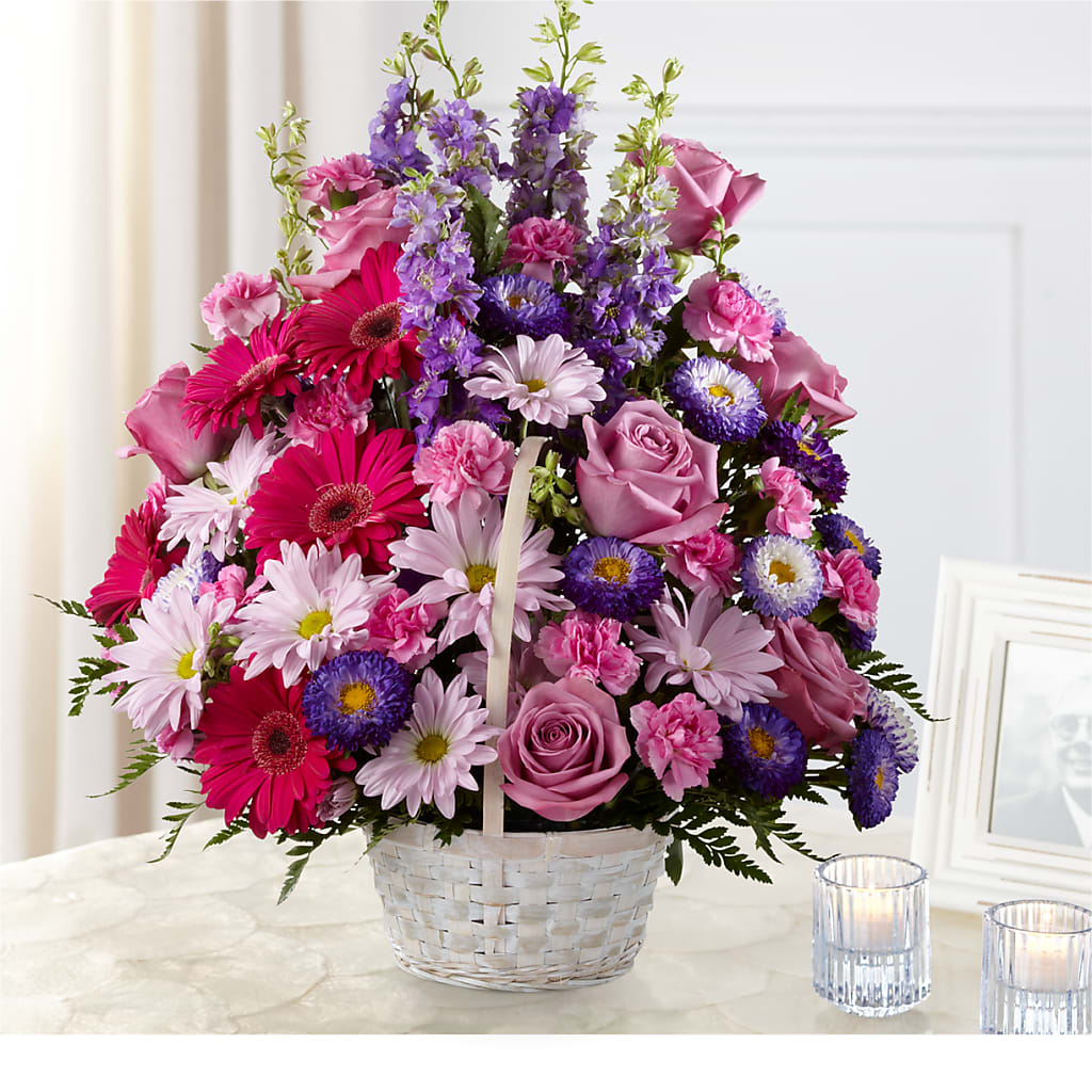 Pastel Peace Basket – Henderson Florist, Lebanon TN
