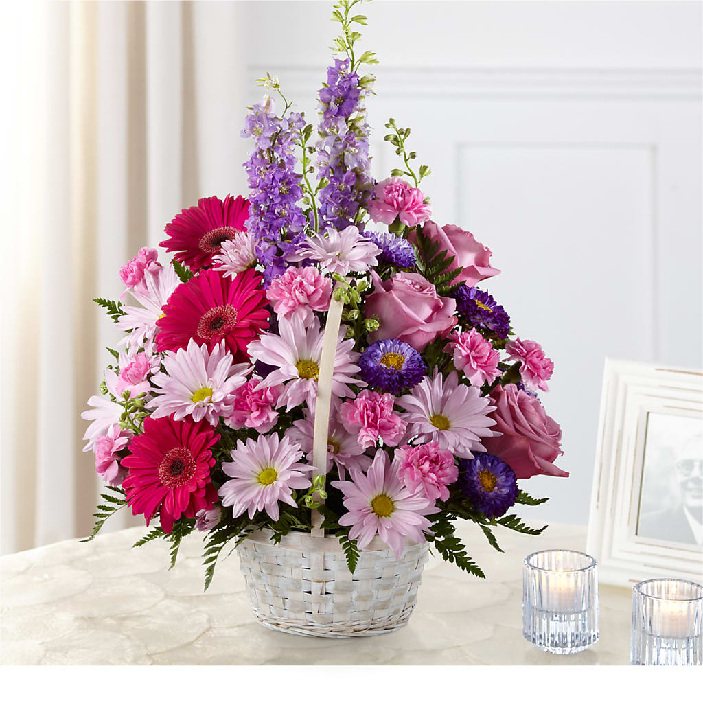 Pastel Peace Basket – Henderson Florist, Lebanon TN