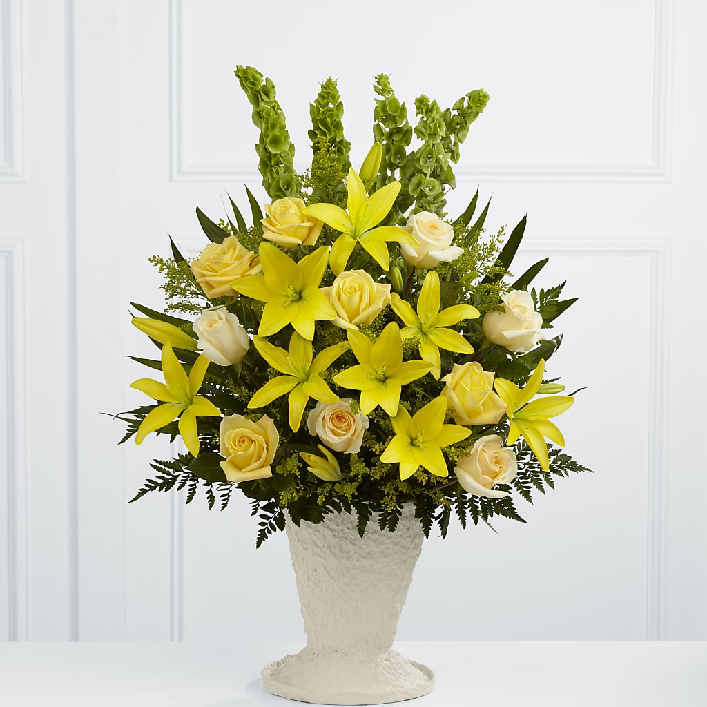 Golden Memories Arrangement – Henderson Florist, Lebanon TN