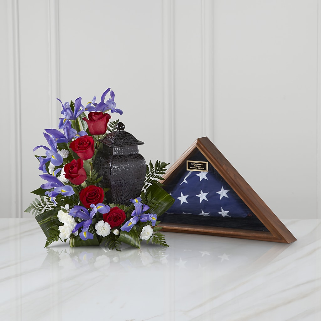 Patriotic Tribute Arrangement – Henderson Florist, Lebanon TN
