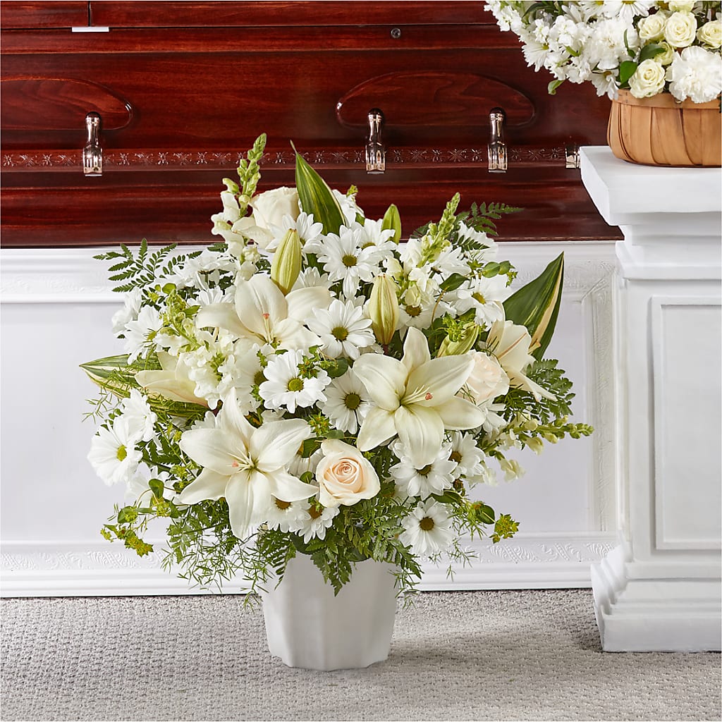 Thoughts of Tranquility Floor Basket – Henderson Florist, Lebanon TN