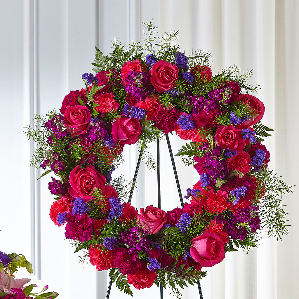 Calming Colors Wreath – Henderson Florist, Lebanon TN