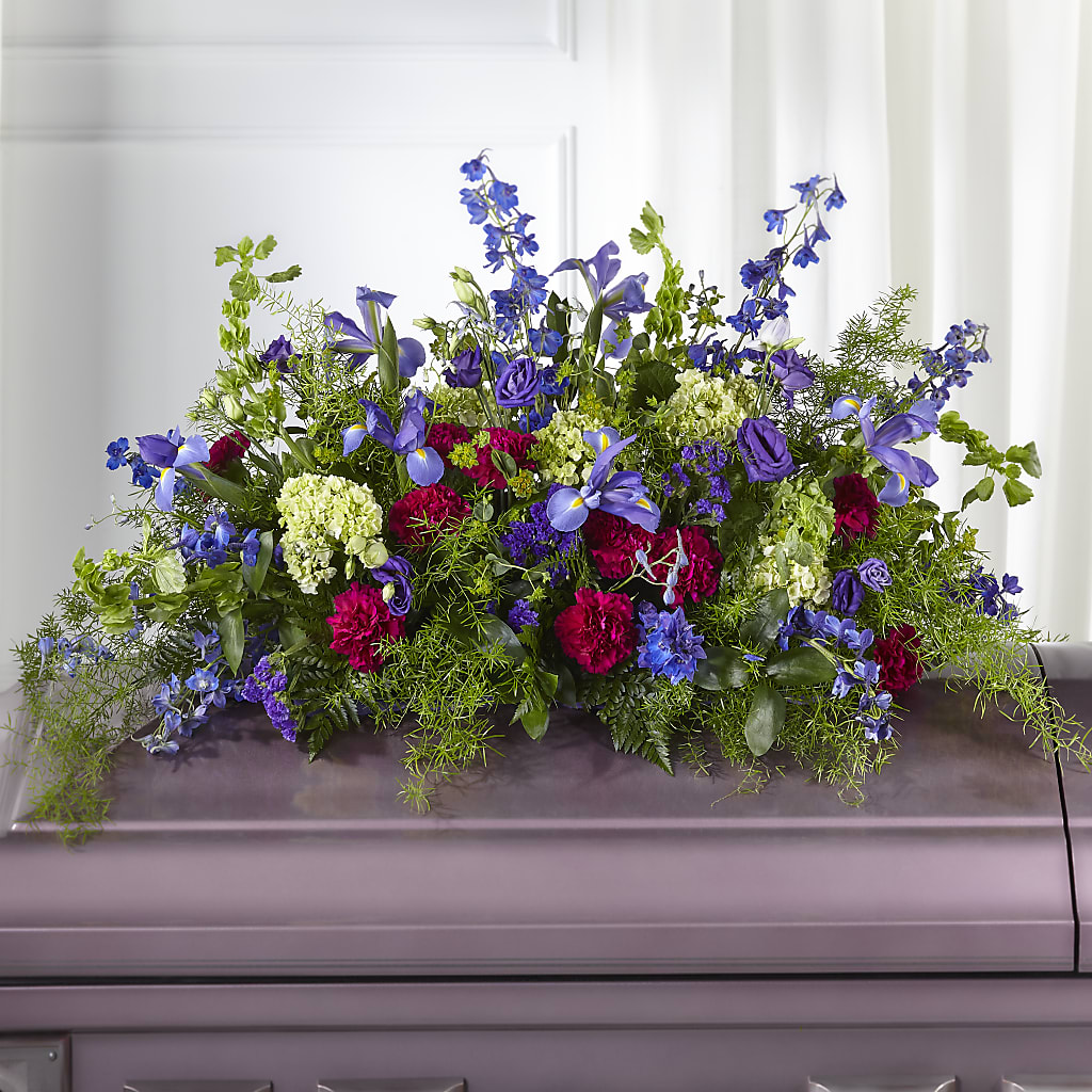 Always Treasured Casket Spray – Henderson Florist, Lebanon TN