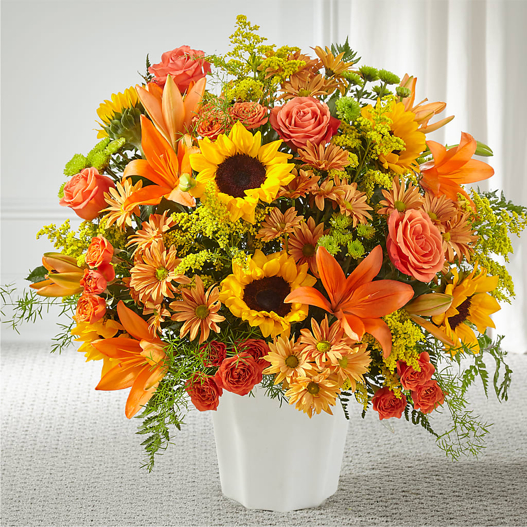 Harvest Thoughts Floor Basket – Henderson Florist, Lebanon TN