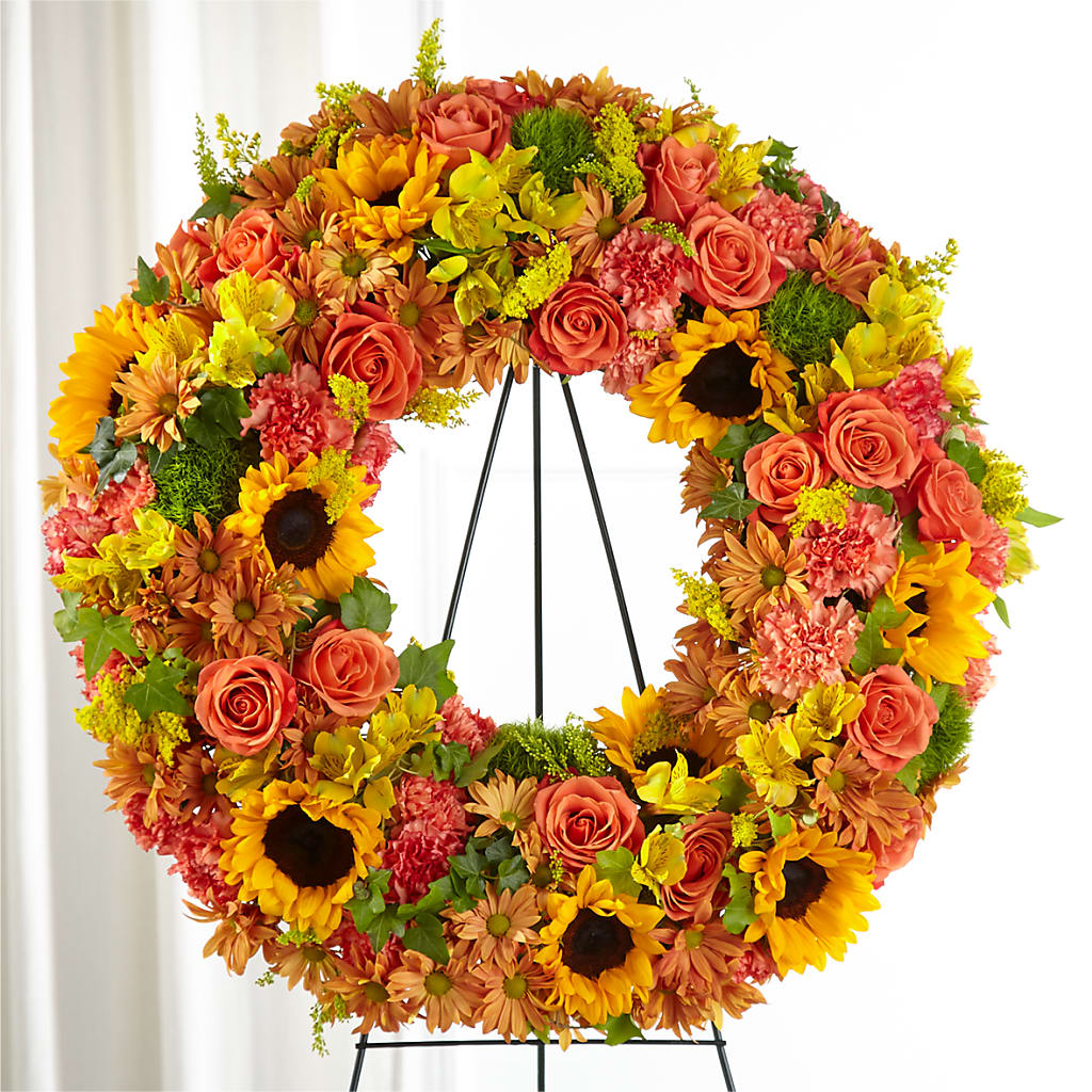 Autumnal Memories Wreath (Standard) – Henderson Florist, Lebanon TN