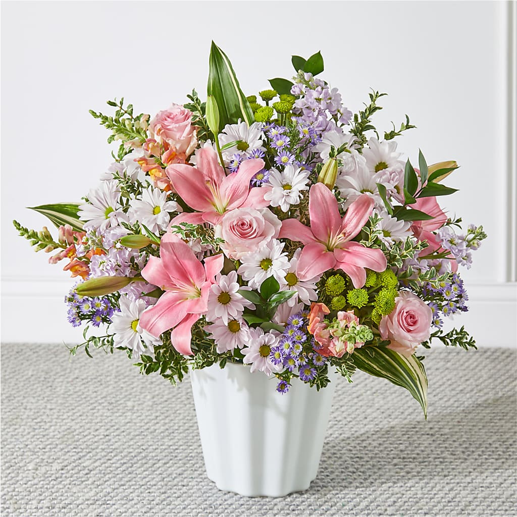 Abundant Compassion Floor Basket – Henderson Florist, Lebanon TN