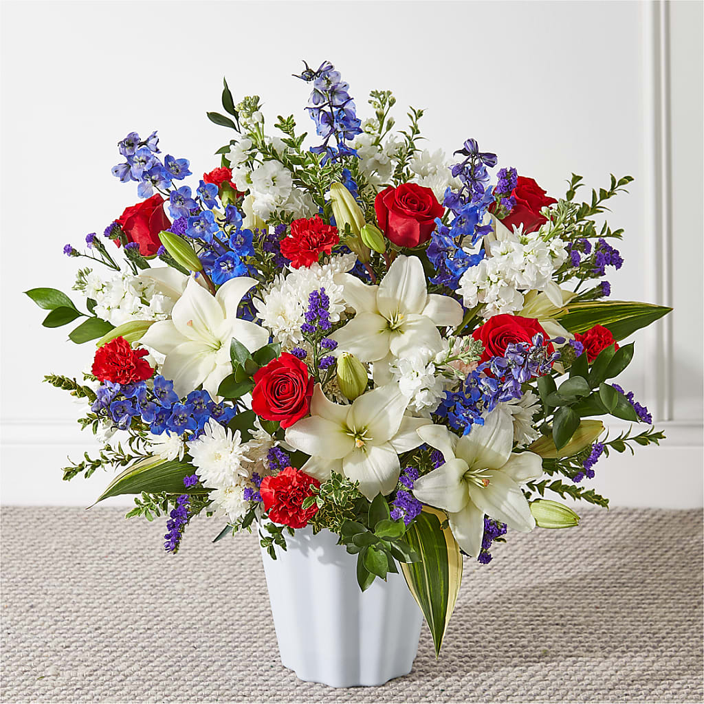 Consoled Floor Basket – Henderson Florist, Lebanon TN