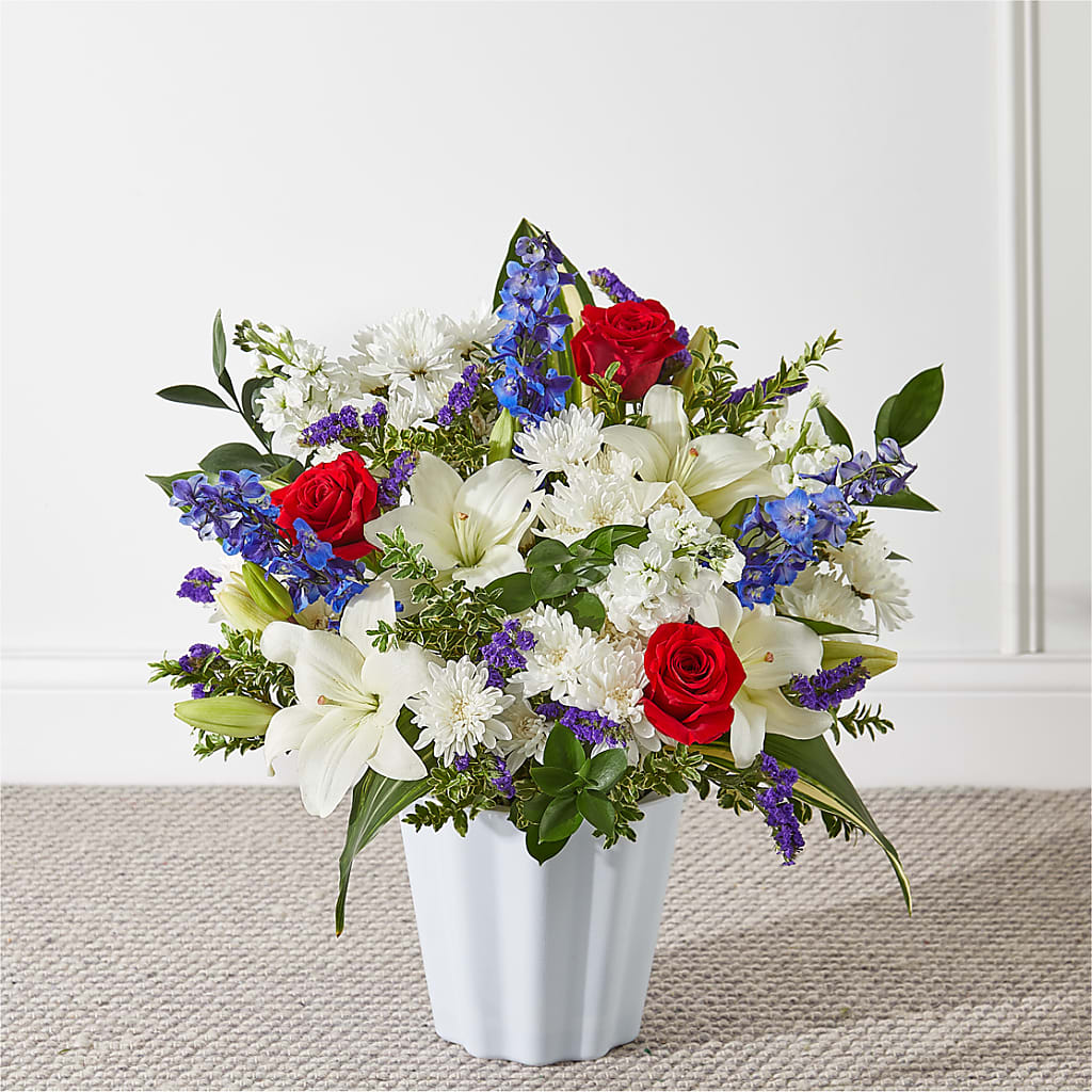 Consoled Floor Basket – Henderson Florist, Lebanon TN