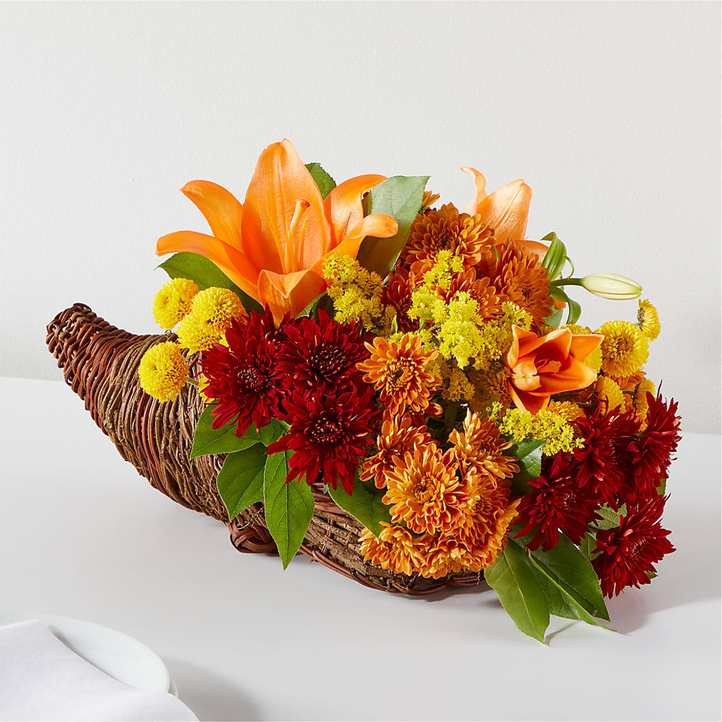 Bouquet of Blessings Cornucopia – Henderson Florist, Lebanon TN