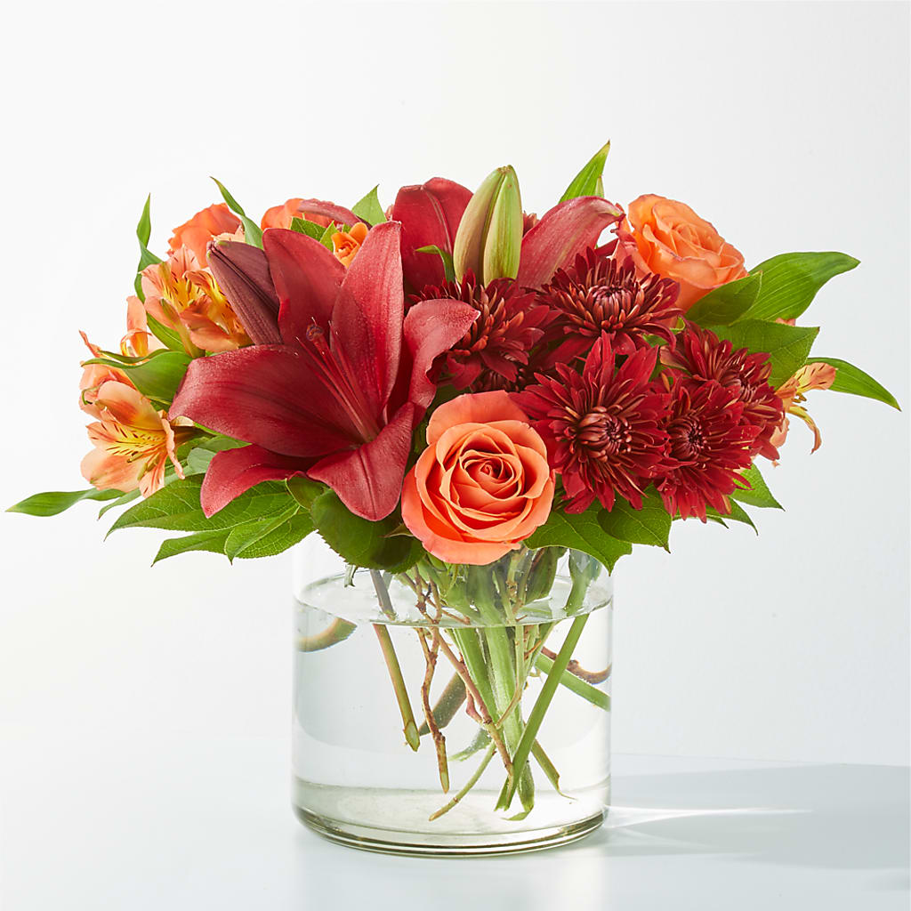 Crimson Leaves Bouquet – Henderson Florist, Lebanon TN
