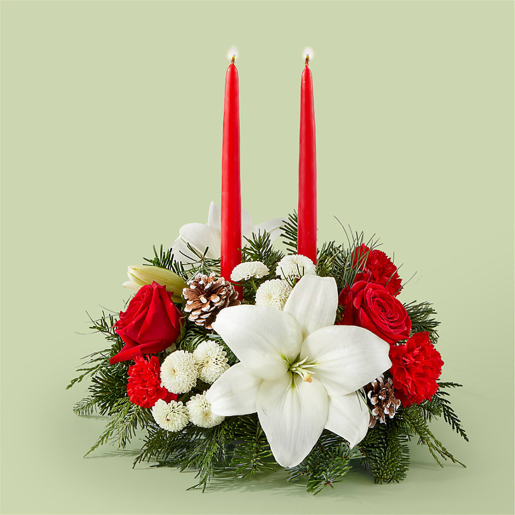 Seasonal Festivities Centerpiece – Henderson Florist, Lebanon TN