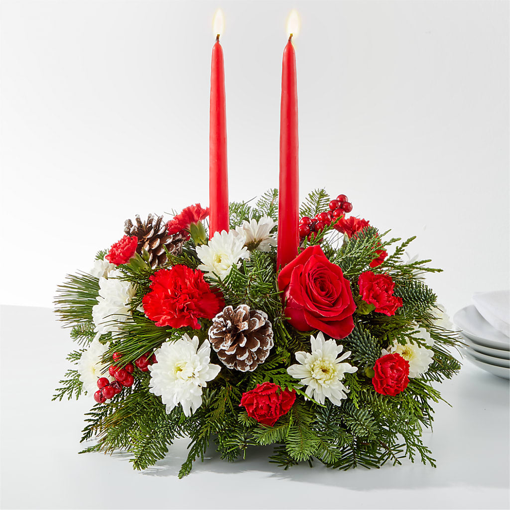 Holiday Soiree Centerpiece – Henderson Florist, Lebanon TN