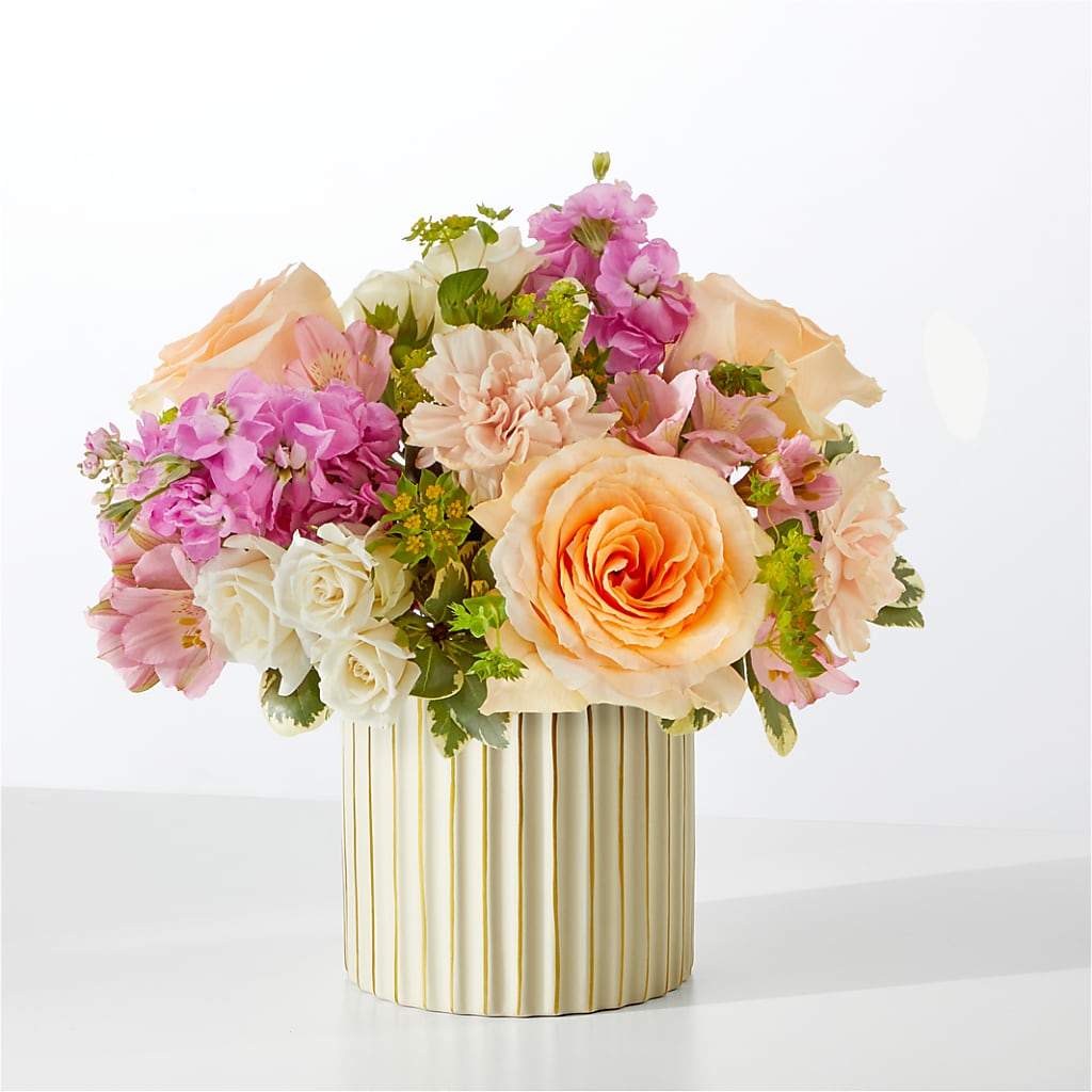 Paradise Bouquet with Ivory Vase – Henderson Florist, Lebanon TN