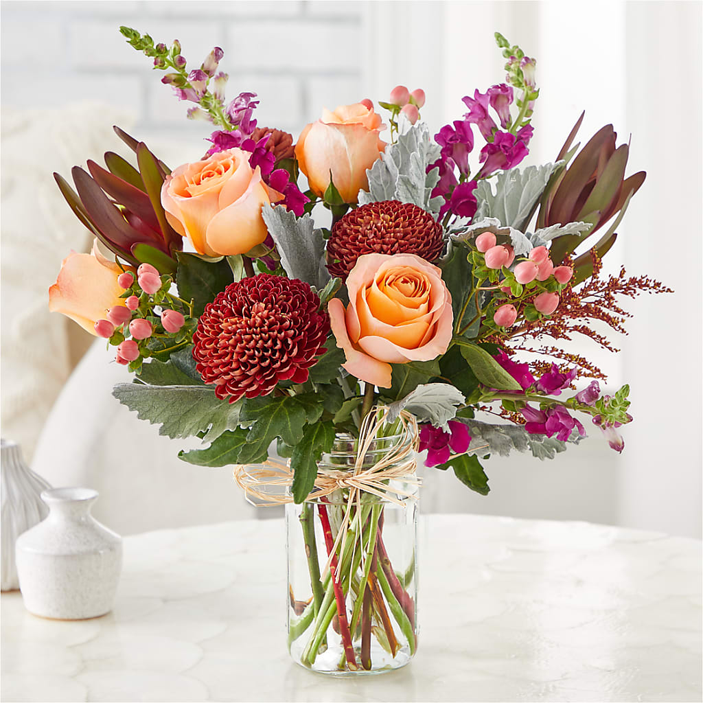 Moody Hues Bouquet – Henderson Florist, Lebanon TN