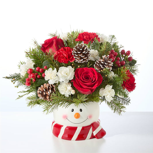Jolly Snowman Bouquet –  Henderson Florist, Lebanon TN