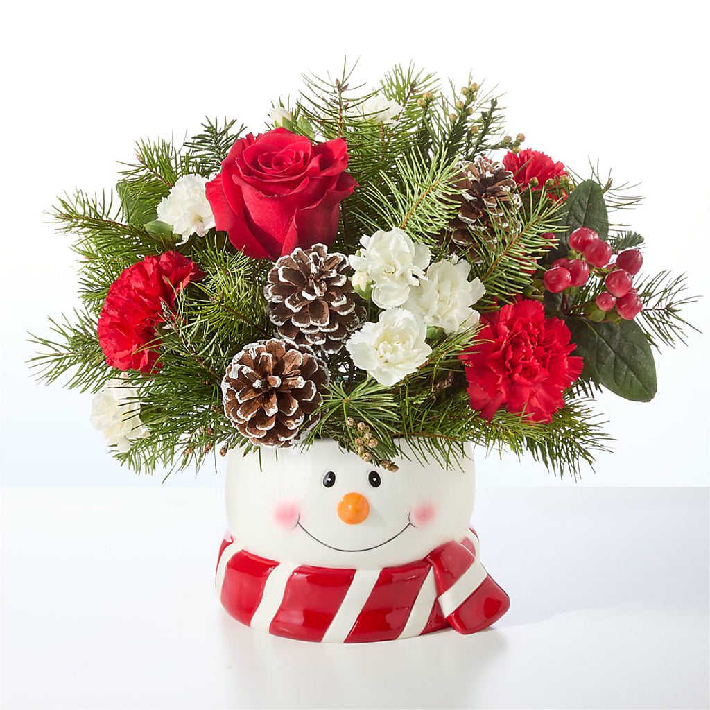Jolly Snowman Bouquet –  Henderson Florist, Lebanon TN