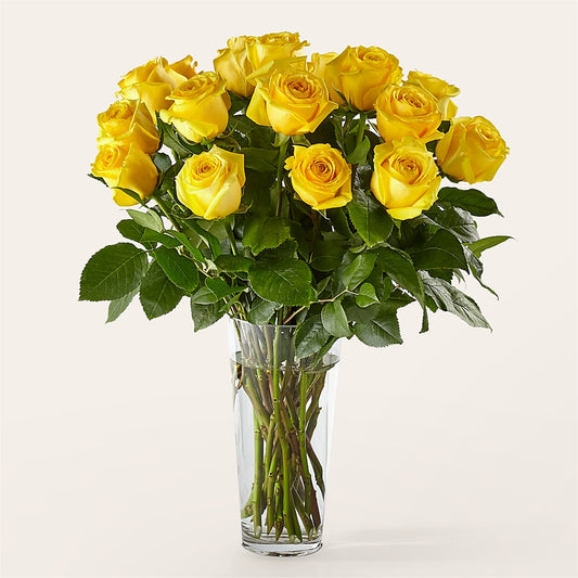 Long Stem Yellow Rose Bouquet –  Henderson Florist, Lebanon TN