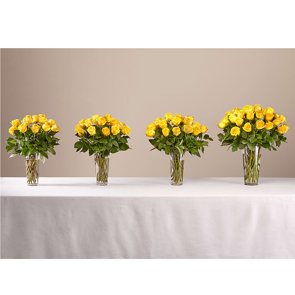 Long Stem Yellow Rose Bouquet –  Henderson Florist, Lebanon TN