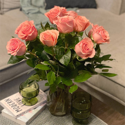 Long Stem Pink Rose Bouquet –  Henderson Florist, Lebanon TN