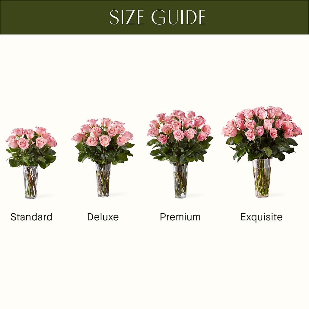 Long Stem Pink Rose Bouquet –  Henderson Florist, Lebanon TN