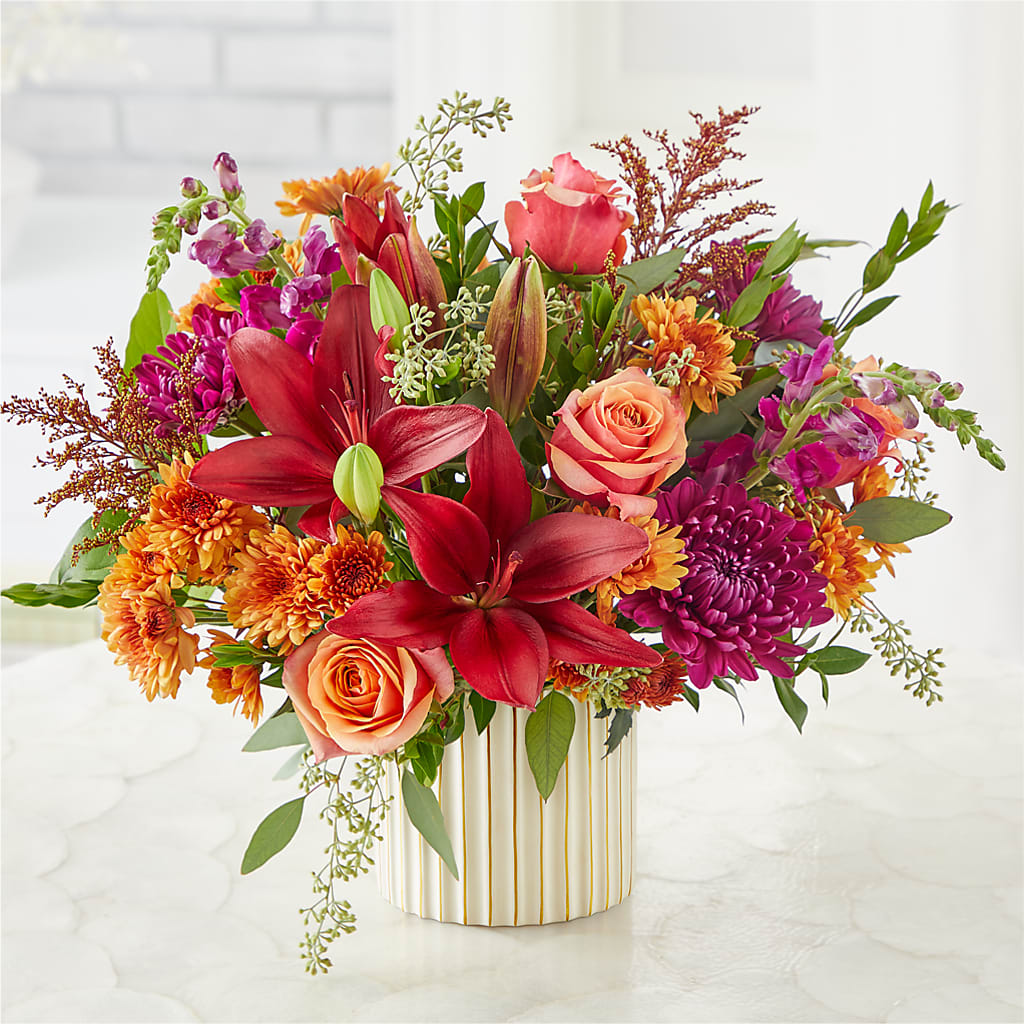 Burgundy Landscape Bouquet –  Henderson Florist, Lebanon TN