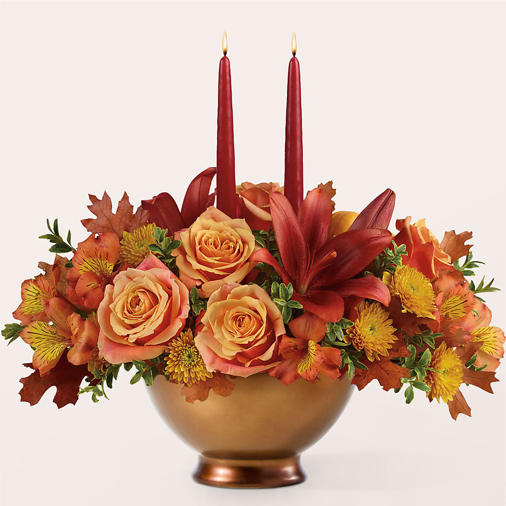 Harvest Table Centerpiece –  Henderson Florist, Lebanon TN