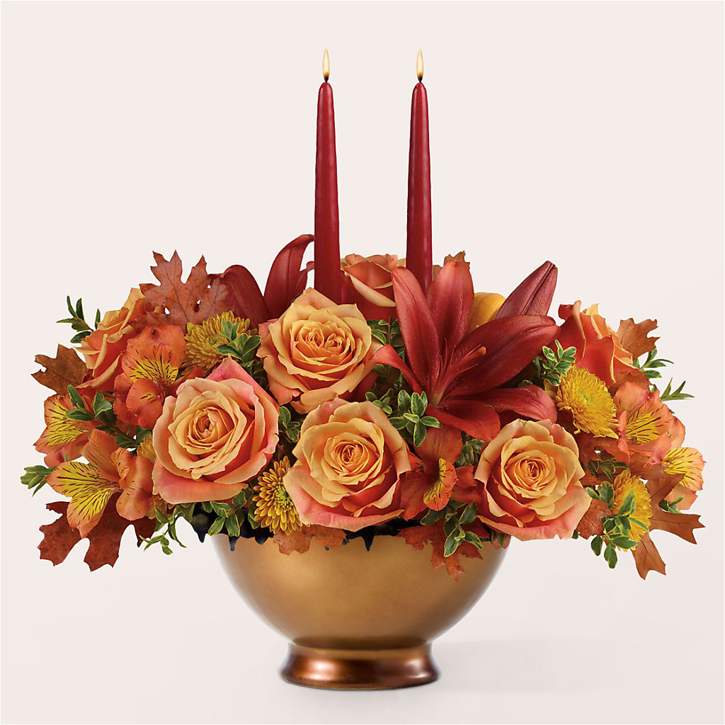 Harvest Table Centerpiece –  Henderson Florist, Lebanon TN