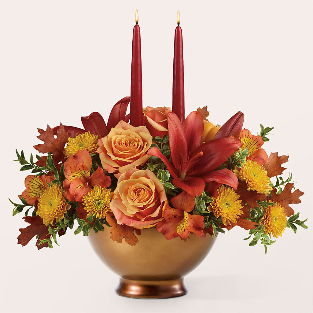 Harvest Table Centerpiece –  Henderson Florist, Lebanon TN