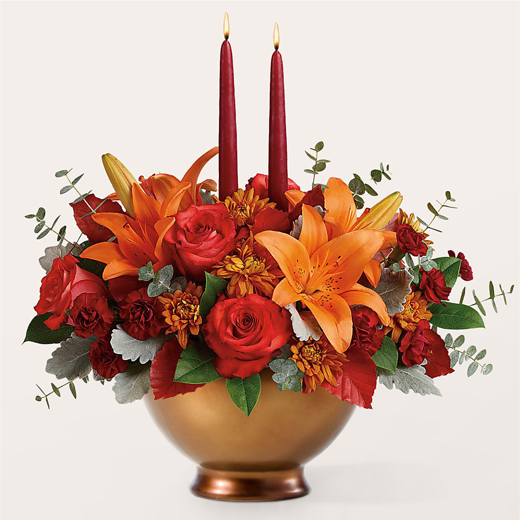 Fruits of Fall Centerpiece –  Henderson Florist, Lebanon TN