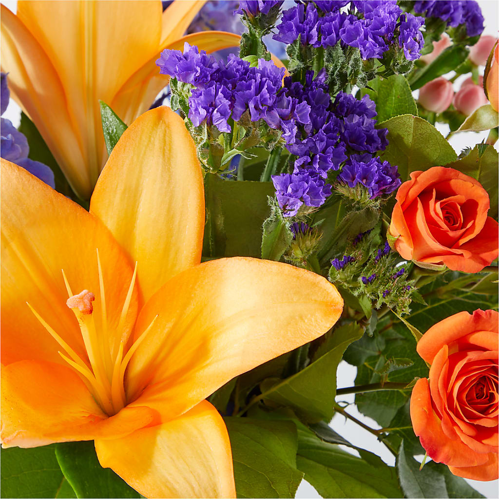 Radiant Citrus Bouquet –  Henderson Florist, Lebanon TN