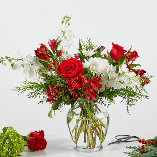 Merry Moment Bouquet – A Florist Original –  Henderson Florist, Lebanon TN