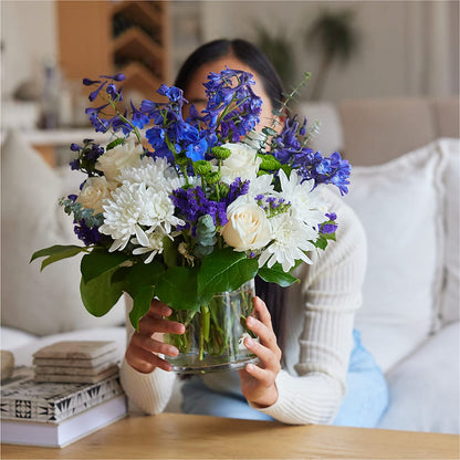 Cerulean Waves Bouquet –  Henderson Florist, Lebanon TN