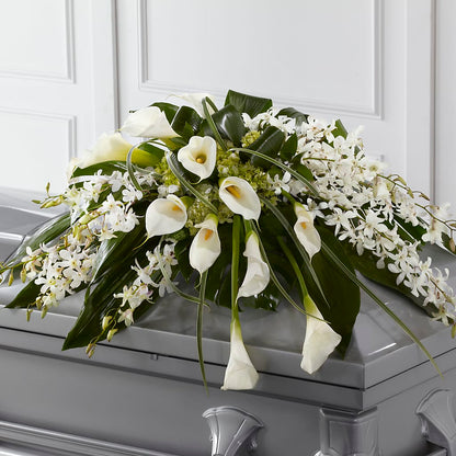 Angel Wings Casket Spray –  Henderson Florist, Lebanon TN