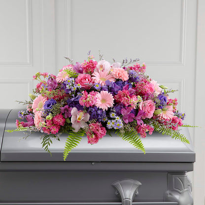 Glorious Garden Casket Spray –  Henderson Florist, Lebanon TN