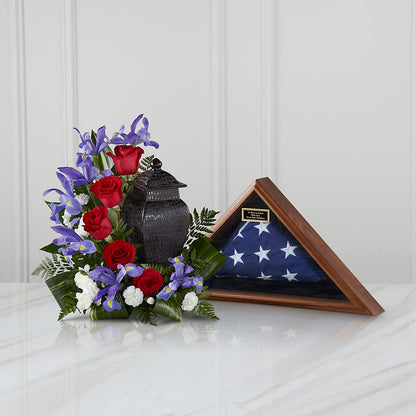 Patriotic Tribute Arrangement –  Henderson Florist, Lebanon TN