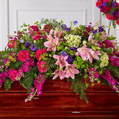 Radiant Tribute Casket Spray –  Henderson Florist, Lebanon TN