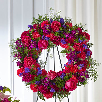 Calming Colors Wreath –  Henderson Florist, Lebanon TN