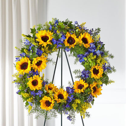 Bright Rays Wreath –  Henderson Florist, Lebanon TN