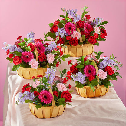 Pink Picnic Basket –  Henderson Florist, Lebanon TN
