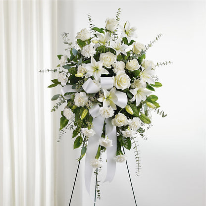 With Care Standing Spray –  Henderson Florist, Lebanon TN